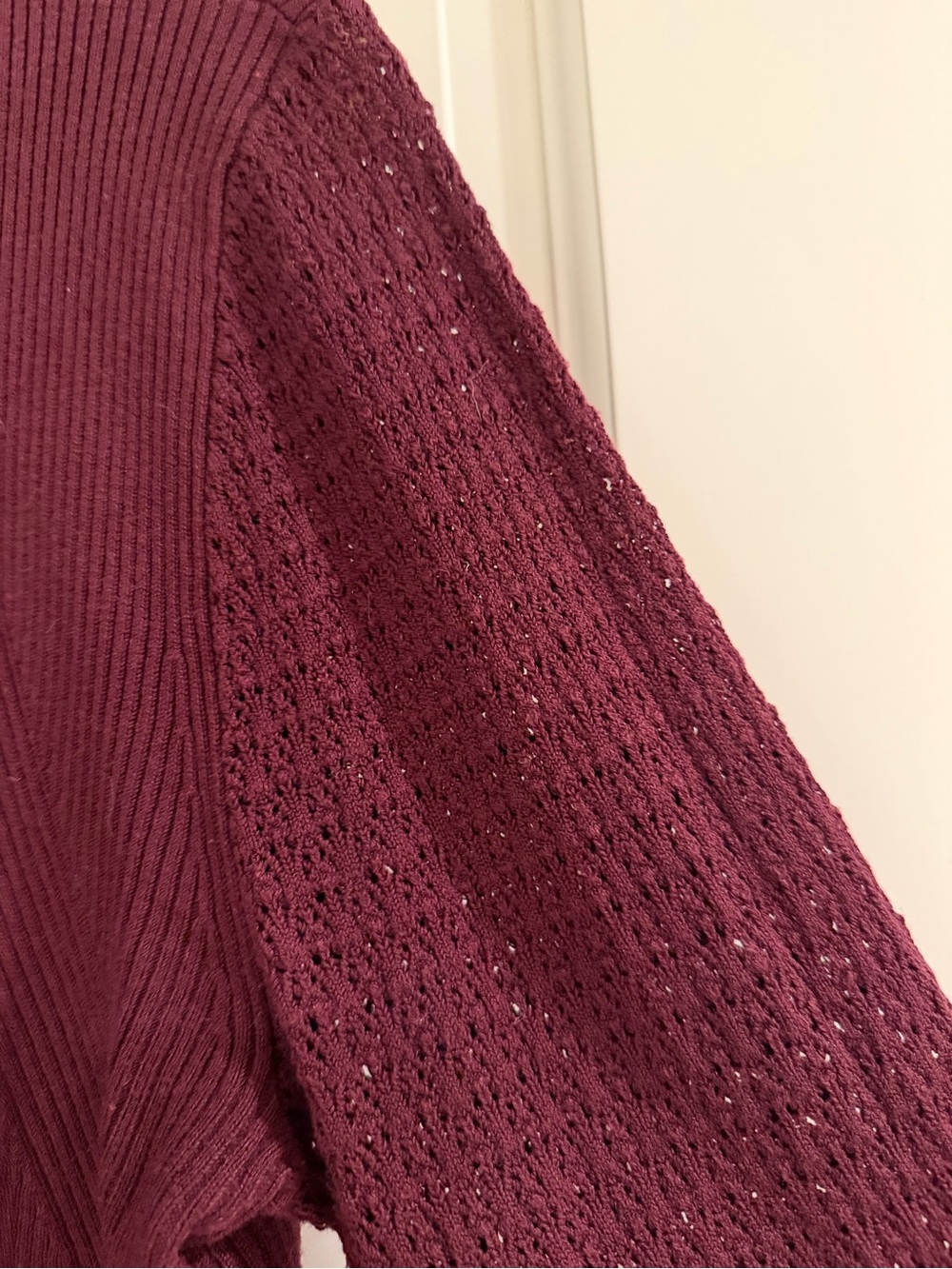 Talbots V-Neck Ribbed Knit Pullover - Picture 3 of 6